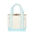 thumbnail image 2 of No Boundaries Women's Canvas Mini Tote, Light Blue, Women’s, 2 of 5