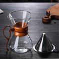thumbnail image 5 of Cafetières Théières 400ml pot Résistant machine à Expresso avec Filtre en Acier Inoxydable v60 Cafetières (HTOOQ)), 5 of 5