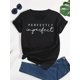 thumbnail image 4 of Women's Summer Letter Graphic - Casual Round Neck Sports T-shirt Top Tee For Adult, Men, Women, Teen, Teenager, Adolescent, Youth, 4 of 4