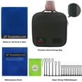 thumbnail image 5 of Shadeidea Jeep Wrangler Sunshade JL Unlimited 4 Door JLU Sun Shade (2018-Current) Top Front+Rear+Trunk-Blue Mesh Screen Cover UV Blocker with Grab Bag Storage Pouch-10 Years Warranty, 5 of 7