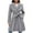 01 Gray, variant on Women's Trendy Lapel Collar Blend Coats Winter Pea Overcoat Pocketed Outwear with Belt