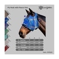 thumbnail image 4 of KENSINGTON PROTECTIVE PRODUCTS Fleece Trim Medium Cob/Arab Imperial Jade Fly Mask (KFM223-M-2019), 4 of 6