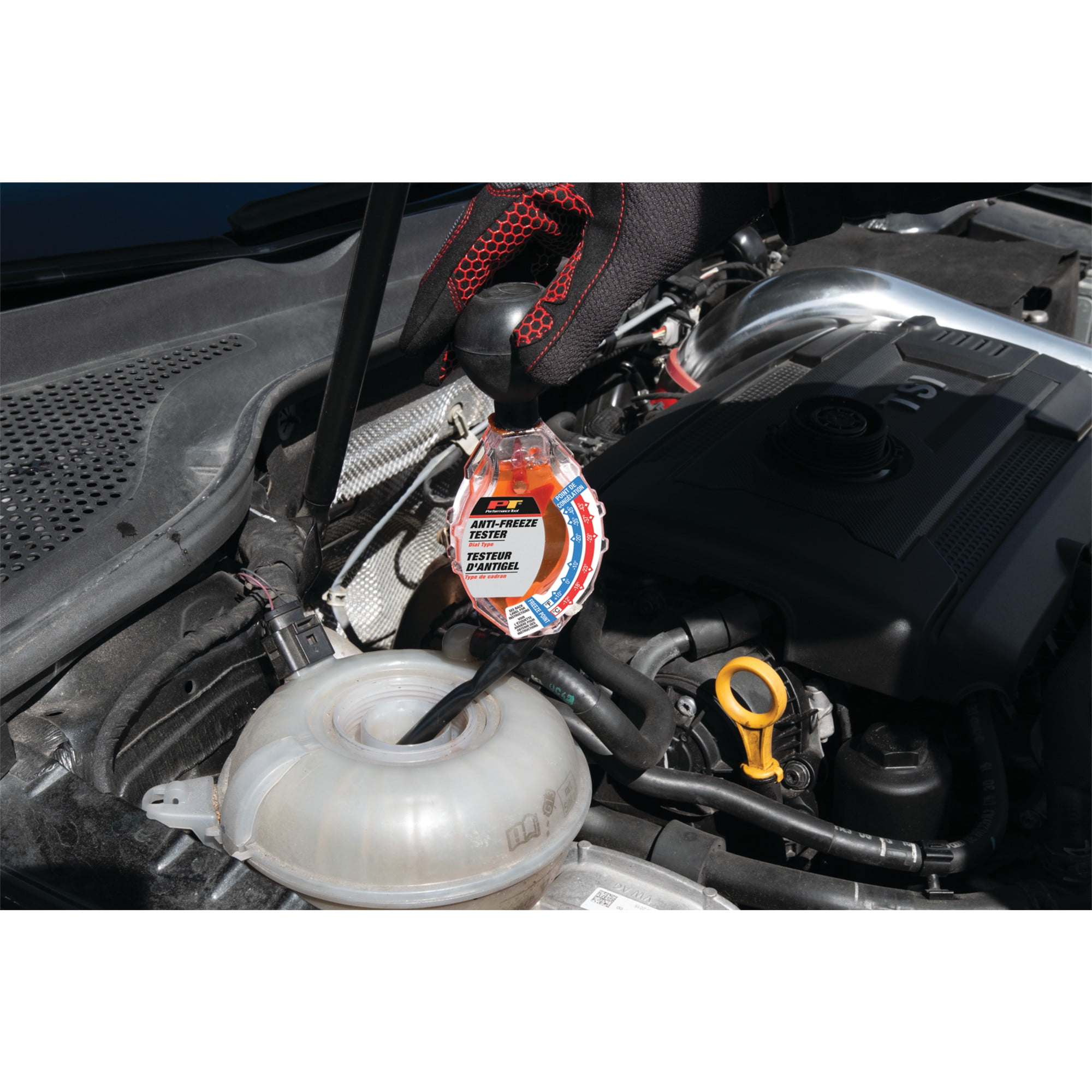 Performance Tool W1656C Easy-to-Read Scale and Pointer, Calibrated in Celsius and Fahrenheit, Displays Freezing to Boiling Points for Antifreeze