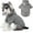 Grey, variant on Dog Basic Hoodie Ultra-Soft Dog Clothes Cold Weather Sweaters for Medium Large Dogs Breathable Cozy Fabric Pet Coat Warm Stylish Sweatshirt with Leash Hole Pocket Dogs Jacket for Cats Boys Girls