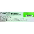 thumbnail image 2 of Pentel Refill Ink for EnerGel RTX Retractable Liquid Gel Pen, 12 Pack, 0.7mm, Medium Line, Lime Green (LR7-K), 2 of 4