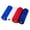 Style A1, variant on 4 Rolls Deco Poly Mesh Ribbon 10 inch x 30 feet Each Roll, Metallic Foil Red White Green Patriotic Ribbon Christmas Ribbon for Wreath Swags Decorations