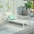 thumbnail image 4 of Christopher Knight Home Modesta Outdoor Aluminum Mesh Chaise Lounge by  Black, 4 of 4