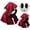 Shy guy-red, variant on 2Pcs Shy Guy Mask With Cloak White Dream Anime for Halloween Cosplay Costume Props Accessories