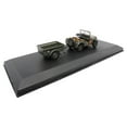 thumbnail image 6 of Willys Jeep 1/4-Ton Utility Truck Olive Drab with Trailer "United States Army" 1/43 Diecast Model by Militaria Die Cast, 6 of 6