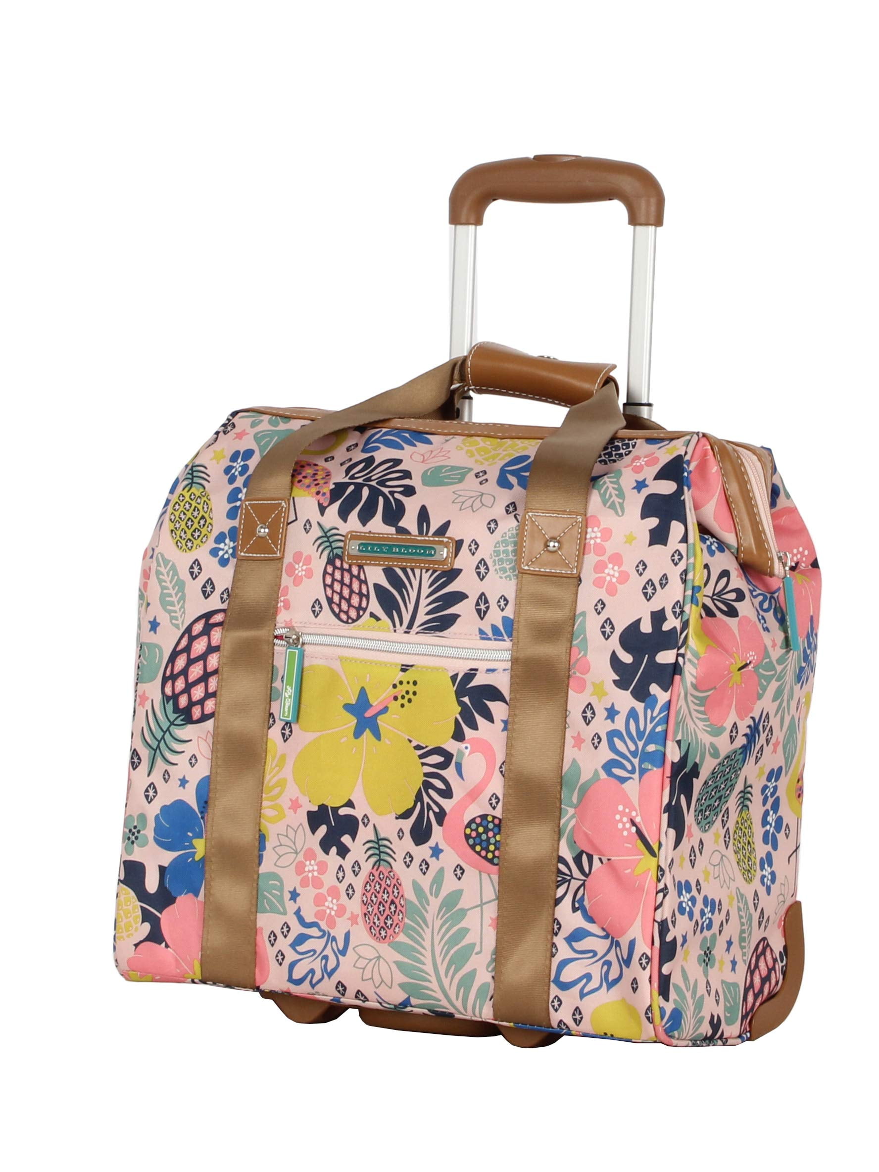 Color : F Minmin-lgx Design Pattern Carry On Bag Wheeled Cabin Tote Travel Bag Trolley Case