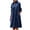 Blue dresses for women 2023, variant on Usmixi Summer Dresses for Women Casual Button Down Lightweight Loose Knee-Length Shirt Dresses Long Sleeve Lapel Solid Midi Sun Dress Hot Pink XXL