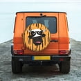 thumbnail image 1 of ZNDUO Cartoon Cow Pattern Spare Tire Cover, Universal Fit for Jeep Trailer RV SUV Camper Vehicle Waterproof Dust Tire Cover 15 inch, 1 of 8