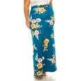 thumbnail image 2 of Women's Plus Size Printed High Waisted A-Line Maxi Skirt with Foldable Waistband - Relax, 2 of 7