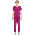 thumbnail image 2 of Scrubstar Women's Short Sleeve V-Neck Scrub Top, 2 of 7