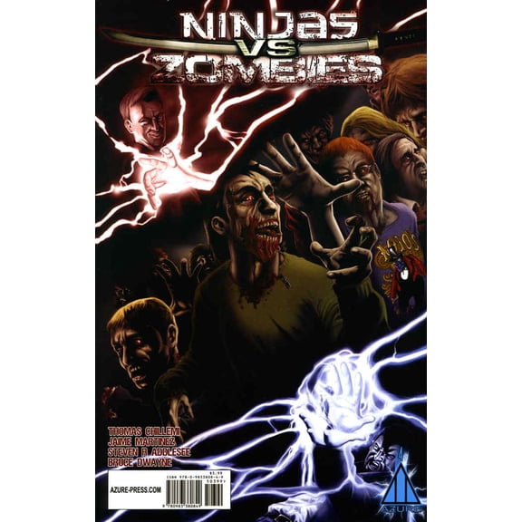 Ninjas vs. Zombies #4 VF ; Azure Comic Book