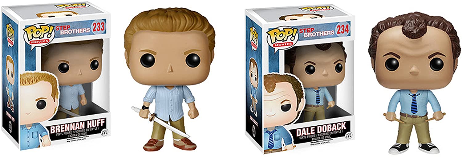 Funko POP Movie: Step Brothers - Dale Doback & Brennan Huff (Set of 2 ...