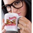 thumbnail image 2 of 3drose, Beary Sweet Cute Bears with Yummy Cupcakes with Circles Background, 11oz Magic Transforming Mug, 2 of 7
