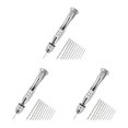 thumbnail image 2 of Ounissouiy Herramientas de perforación manual, brocas de precisión de aleación, brocas espirales de acero inoxidable, tornillo de banco para Type1 NO1, 2 of 6