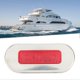 thumbnail image 2 of 12V Stainless Steel Marine LED Signal Light Waterproof Navigation Indicator for Boat YachtRed, 2 of 4