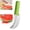 Green, variant on 2-in-1 Green Watermelon Cutter Slicer Tool – Create Clean Cubes & Slices with Watermelon Slicer for Cutting & Serving, 8-inch Stainless Steel Fruit Cutter Kitchen Gadget for Picnic Camping Snack Prep