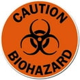 thumbnail image 1 of 2" Bio Hazard Warning Triangle Sign Notice Vinyl Sticker, 1 of 1