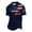 Navy-A9, variant on Homeyce Men's Independence Day Golf Shirts 250 Years Of Liberty Short Sleeve Golf Shirts National Flag Print 4th Of July Polo T-Shirts Button Up Patriotic Outfit,White L