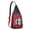 Red-4, variant on Vintage Boho Sling Backpack – Retro Tribal Ethnic Crossbody Bag, Artistic Geometric Hiking Shoulder Bag for Women & Men, Rustic Floral Travel Daypack