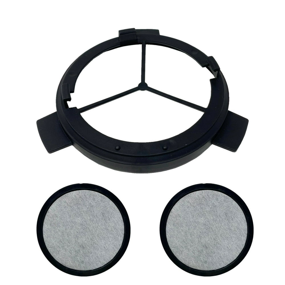 2 Replacement Charcoal Water Filters & Disk Holder for Mr Coffee Part