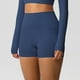 thumbnail image 5 of Pantalones Cortos de Yoga de Cintura Alta, Cómodo Fitness Deportivo, Pantalones de Secado Apretados Transpirables para Mujeres, 5 of 9