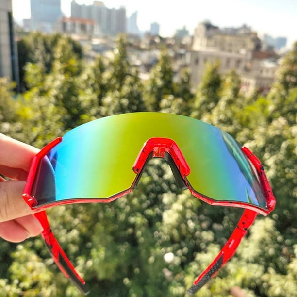 Cycling Sunglasses Men Women Motorcycle Goggles Ski Windproof Outdoor  Sports Bike Glasses Anti-UV HD Vision Sun Visor Eyewear 