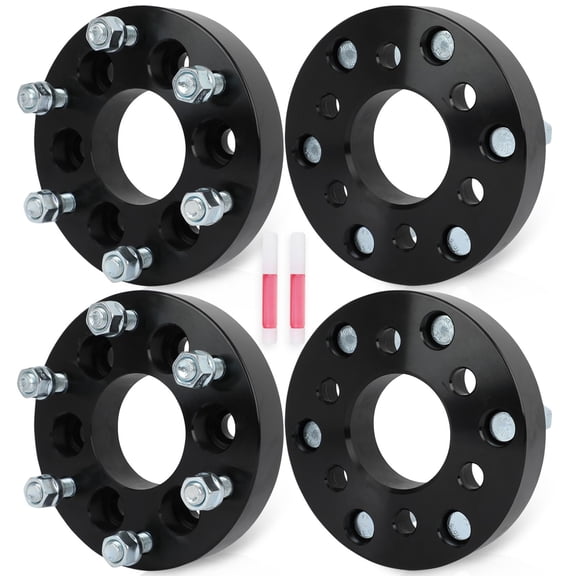 ECCPP fit for 1998-2003 for Dodge Durango 4 PCS 6x4.5 to 6x5.5 Wheel Spacers Adapters Lug Centric 1.25" 6 Lug 1/2" 73.1mm hub bore (only 6x5.5 Wheels)