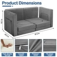 thumbnail image 6 of FKS LIFE 12Pcs Kids Play Couch Modular Kids Sofa Multifunctional Foam Couch Imaginative Convertible Floor Sofa for Boys and Girls, 6 of 8