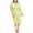 Daquiri Green, variant on Nina Parker Womens Plus Collar  Shirtdress