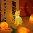 2024 Creative Design LED String Light Easter Bunny Carrot LED Lights