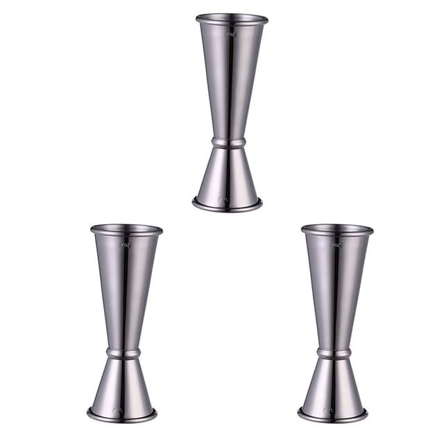 Yuarrent Agitador doble, vaso medidor, Jigger, herramienta de medición de bebidas líquidas, barra de boda, suministros para fiestas, herramientas, Type1 NO1 Yuarrent CBP094748