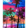 thumbnail image 5 of TISHIRON Diamond Art Painting Kits,12x16 inch 5D DIY Colorful Coconut Trees Diamond Art Crafts Kit for Adults and Kids Beginners, 5 of 6