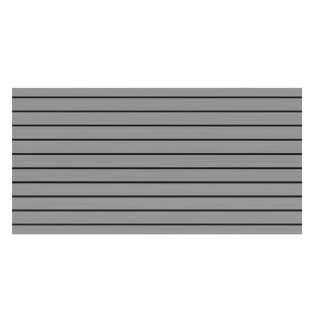 Riousery Boat Marine RV Flooring Mat EVA Foam Anti-Slip Decking Sheet 94.5x23.6in / 240x60cm Gray/Black