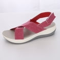 thumbnail image 4 of Zapatillas de verano para mujer, zapatos informales para mujer, sandalias con cuña de plataforma ligera Wmkox8yii nm7397, 4 of 7