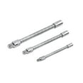 thumbnail image 1 of 3Pcs Carbon Steel Flexible Extension Bar Universal Extension Rod Bendable Electric Wrench Sleeve, 1 of 9