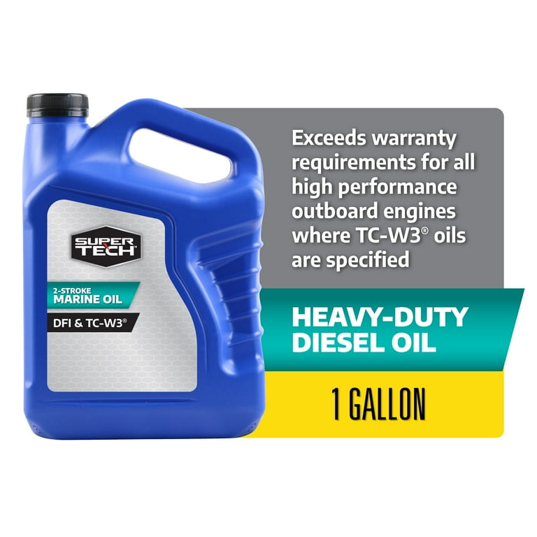 Super Tech TC W3 Outboard 2 Cycle Engine Oil 1 Gallon Walmart