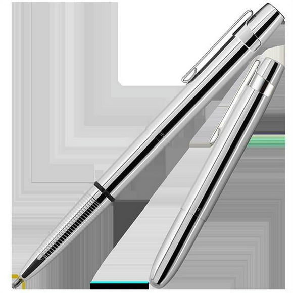 Fisher Space Bullet Style Space Pen avec Casquette Plate Top - Noir
