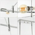 thumbnail image 2 of JONATHAN Y Ikon 63" 8-Light Modern Vintage Arm-Adjustable Iron Linear LED Pendant, Chrome, 2 of 11