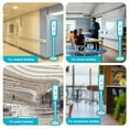 thumbnail image 5 of Nazhura Automatic Hand Sanitizer Station Touch Free Sanitizer Dispenser with Refillable Canister and Adjustable Floor Stand, 5 of 7