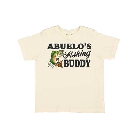 

Inktastic Abuelo s Fishing Buddy Boys Toddler T-Shirt