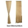 thumbnail image 6 of Yesbay Curtain Window Curtain No Odor Comfortable Rod Through Curtain Room Darkening Window Curtain for Bedroom, 6 of 8