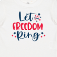 thumbnail image 4 of Inktastic 4th of July Let Freedom Ring with Stars Boys or Girls Baby T-Shirt, 4 of 5