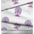 thumbnail image 2 of Soimoi Polyester Crepe Fabric Tree Block Fabric Prints by Yard 52 Inch Wide, 2 of 3
