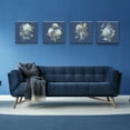 thumbnail image 6 of Great Art Now Bohemian Blue A by Lisa Audit 4 Piece Canvas Art Set Each 14"W x 14"H, 6 of 6
