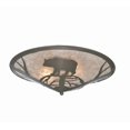 thumbnail image 3 of Meyda Tiffany 109373 Bear On The Loose 2 Light 22" Wide Semi-Flush Ceiling Fixture -, 3 of 7