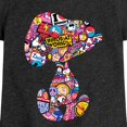 thumbnail image 3 of Peanuts - Snoopy Silhouette Pattern - Toddler And Youth Girls Short Sleeve Graphic T-Shirt, 3 of 6